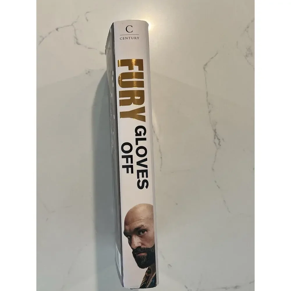 Tyson Fury Boxing Champion Signed Autographed Gloves Off Hardcover New Book 1